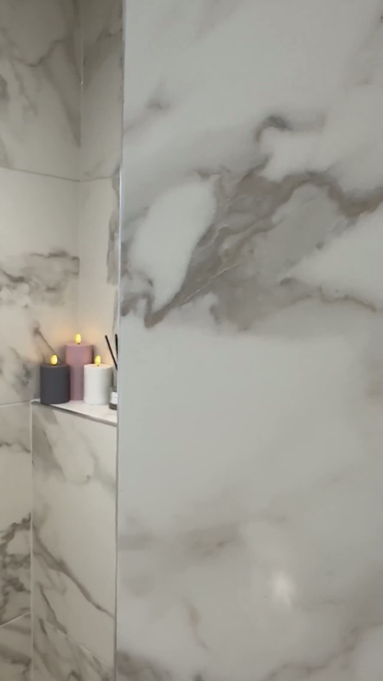 White stone bathroom
